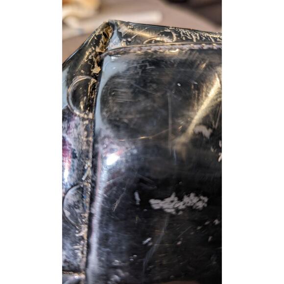 Kate Spade Camelia Street Tote Top Handle Large Black with Tan Fabric Interior - Picture 6 of 12